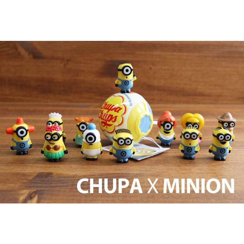 จูปาจุ๊บส์ มินเนี่ยน Minion กาชาปอง 7-11