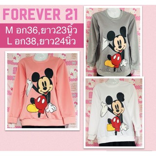 FOREVER 21 เสื้อ sweater ของแท้ผ้าหนาอย่างดี ไม่ใช่สินค้าก็อป หรือสินค้าจีน