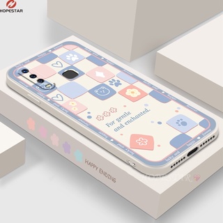 เคสโทรศัพท์มือถือ ซิลิโคนนิ่ม ขอบสี่เหลี่ยม ลายหมีน้อยน่ารัก สําหรับ Huawei Y6P Y7A Y6 Pro Y7 Pro 2019 Y9S P30 Lite Nova 7i Nova 5T Nova 3i HOSTR