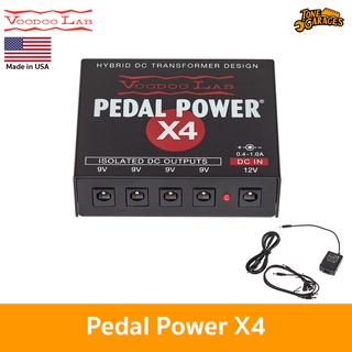 Voodoo Lab Pedal Power X4 Power Supply จ่ายไฟ Pedalboard เอฟเฟค พร้อมสายพ่วง Made in USA