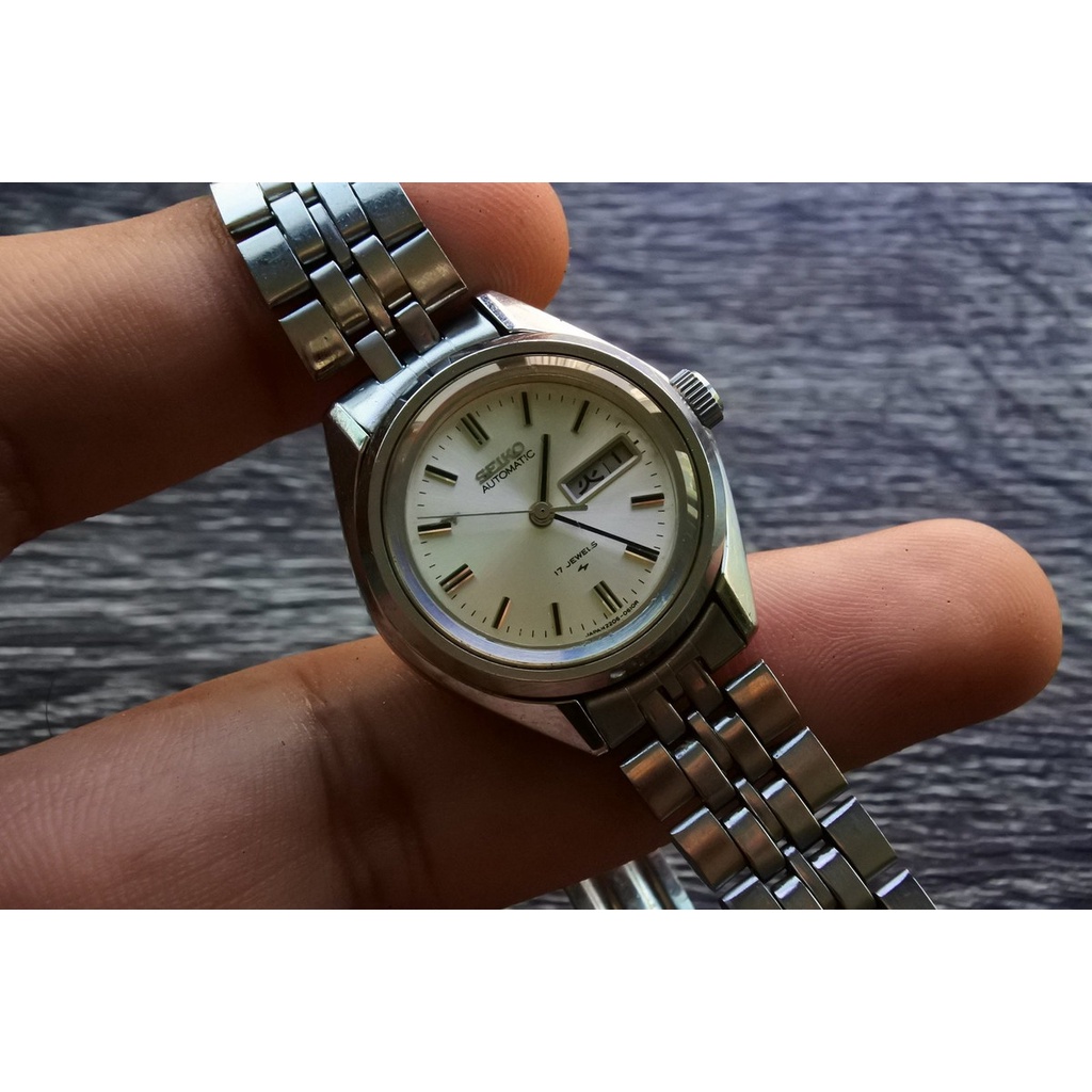 นาฬิกา Vintage มือสองญี่ปุ่น SEIKO VINTAGE 23JEWELS KANJI JDM 2206-0470 Automatic ผู้หญิง ใช้งานได้ปกติ สภาพดี ของแท้