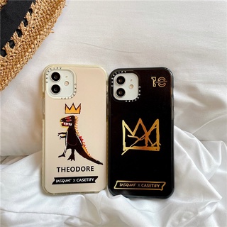 CASETiFY เคสโทรศัพท์ซิลิโคน Tpu แบบใสกันกระแทกลายกราฟฟิคสําหรับ Iphone 13 Pro Max 12 11 Pro Max Xr X Xs Max 7/8 Plus Se2020