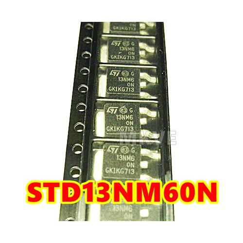 (1ตัว) 13NM60N , STD13NM60N , TO-252  , MOSFET N-CH 11A 650V (รหัสสินค้า M01152)