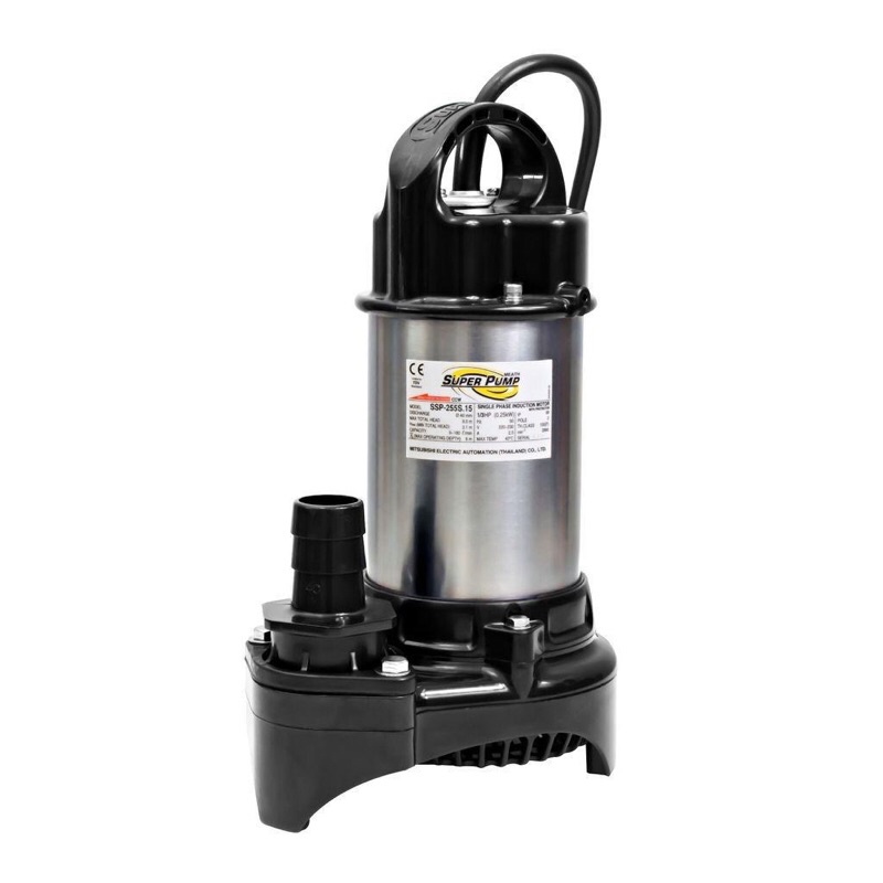 ปั๊มแช่ MITSUBISHI SSP-255S 1.1/2 นิ้ว 250 วัตต์ (220v.)