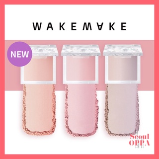 [WAKEMAKE] บลัชออนปัดแก้ม 9.5 กรัม 3 สี สไตล์เกาหลี สําหรับแต่งหน้า