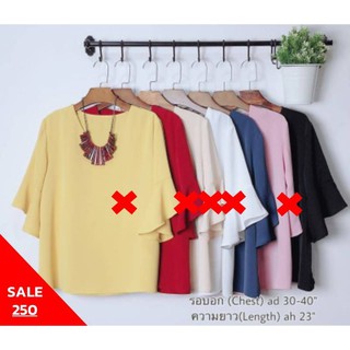 เสื้อ ใส่ทำงาน อก 30-40 สีกรมท่า สีดำ