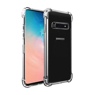 เคสโทรศัพท์เจลลี่นิ่ม แบบใส กันกระแทก สําหรับ Samsung Galaxy S10E S10+ A91 M80s S10 Lite S10Plus