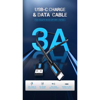 Vention USB Type C Cable Fast USB Charging Type C Charger Data Cable(Model: COK)