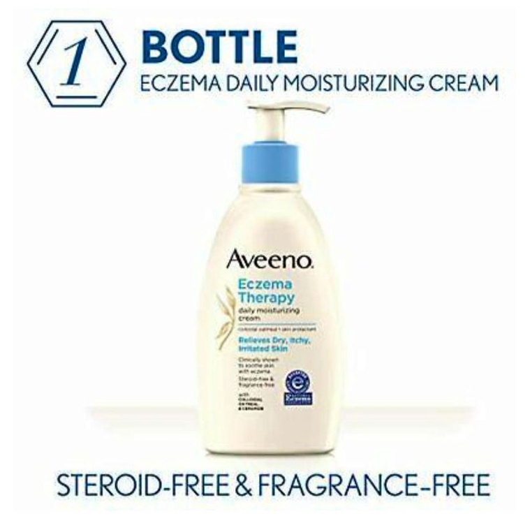 Aveeno Eczema Therapy Daily Moisturizing Cream ขนาด 12 ออนด์ ของนำเข้า