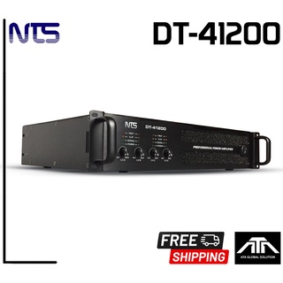 NTS DT-41200 poweramp 4CH เพาเวอร์แอมป์ เป็นพาวเวอร์ที่มี 4 ช่อง ขนาดความสูง 2U เป็นเครื่องขยายเสียง รูปแบบ CLASS D