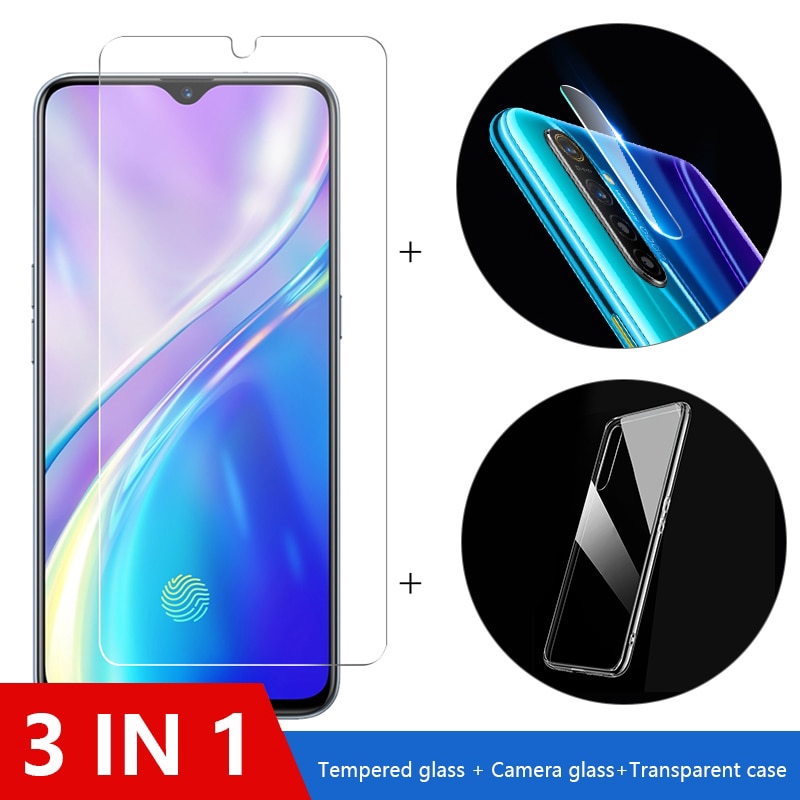 3-in-1 Huawei Nova 8 7 6 SE Pro 7i 6i 5i 3i 2i Nova 5 5TSoft Clear Case และกระจกนิรภัย Huawei P40 P3