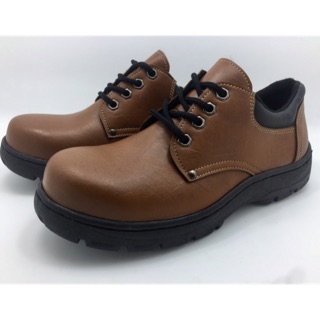 รองเท้าหัวเหล็ก Safety รองเท้าหนัง (size37-48) ตอง8แทน