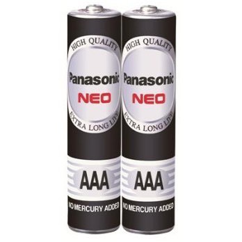 PANASONIC NEO 1.5V AAA Battery ถ่านแมงกานีส แพ็คละ 2 ก้อน #R03NT/2SL