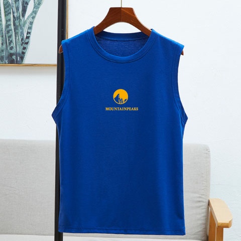 ทันสมัยที่สุด หน้าร้อน ถูกที่สุด สไตล์เรียบง่าย หลวม เสื้อแขนกุด 8สี S~3XL