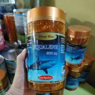 🔥🔥Deep blue น้ำมันตับปลาฉลาม 5000 mg จำนวน 360 เม็ด Exp. 03/2028
