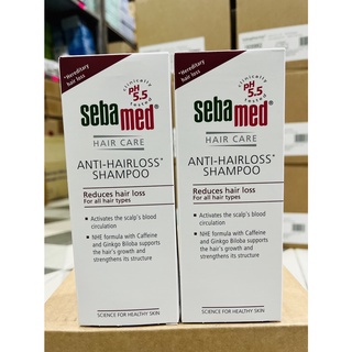 SEBAMED ANTI-HAIRLOSS SHAMPOO pH 5.5 (200ML) ซีบาเมด แชมพูป้องกันผมร่วง เหมาะสำหรับผู้มีปัญหาผมร่วง (200มล)