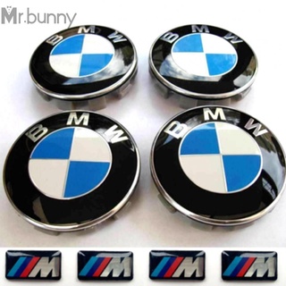 #MRBUNNY#[FAST SHIP] 4X Wheel Centre Cap + 4x M Stickers Emblem For BMW  1 3 5 7 Series 68mm High Quality