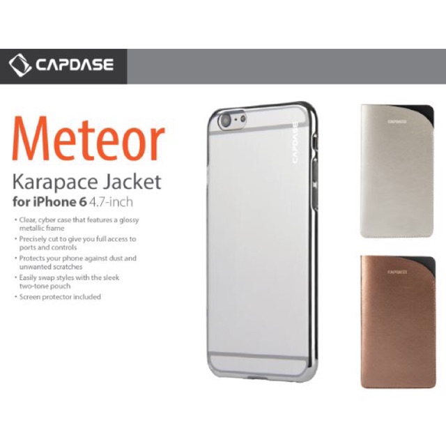 Capdase Protective Case Meteor สำหรับ iPhone 6/6S (ของแท้! ล้างสต็อก!)