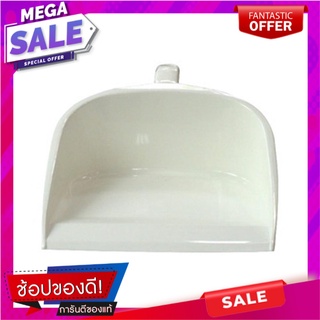 ที่โกยผงพลาสติก ด้ามสั้น JCJ 1903 10 นิ้ว สีขาว ไม้กวาดและที่โกยผง DUSTPAN PLASTIC JCJ 1903 10" WHITE อุปกรณ์ทำความสะอาด