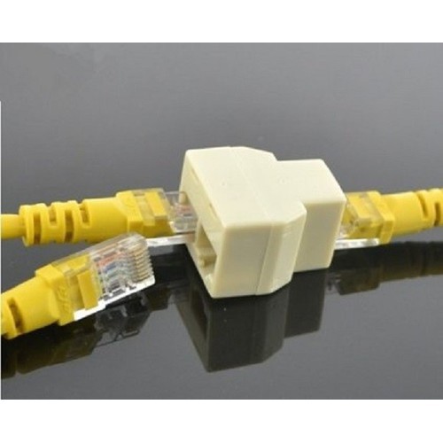 ขั้วต่อ LAN RJ45 จาก 1 ถึง 2 - แยกเครือข่าย RJ45 1 ถึง 2