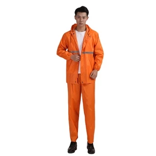 9 สีNew Alitech ชุดกันฝน เสื้อกันฝน มีแถบสะท้อนแสง Waterproof Rain Suit