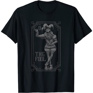 เสื้ เสื้อยืด พิมพ์ลาย The Fool Tarot Card Satanic เหมาะกับวันฮาโลวีน สําหรับผู้ใหญ่S-5XL