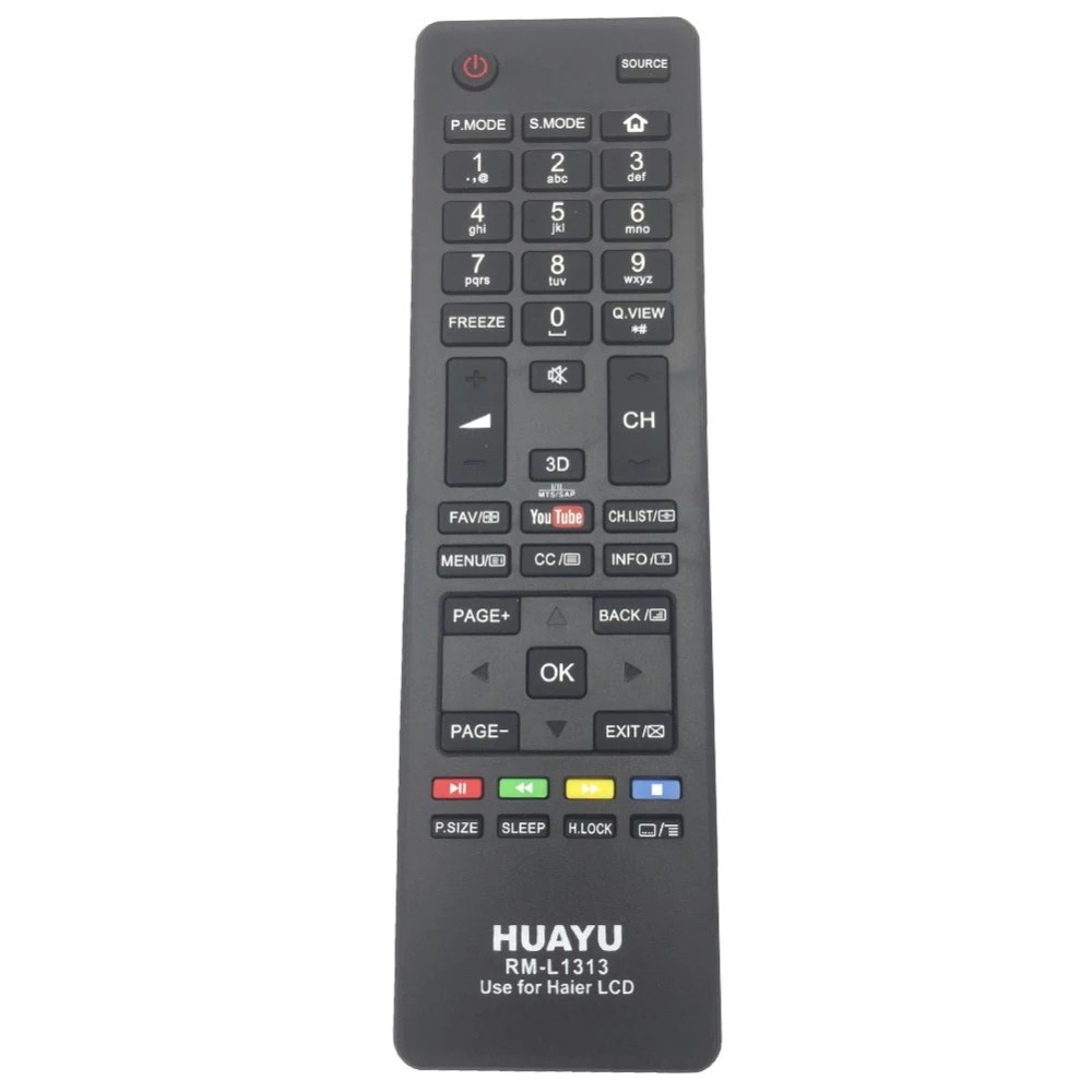 HUAYU RM-L1313 Haier HTR-A18E HTR-A10 HTR-A18H HTR-A18EN HTR-D18A HTR-A18M 55D3550 LED TV รีโมทคอนโท