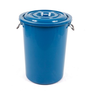 ถังพลาสติก สีฟ้า 54.5 ลิตร บาสเก็ต 315+A 54.5 liter blue plastic bucket, basketball 315 + A