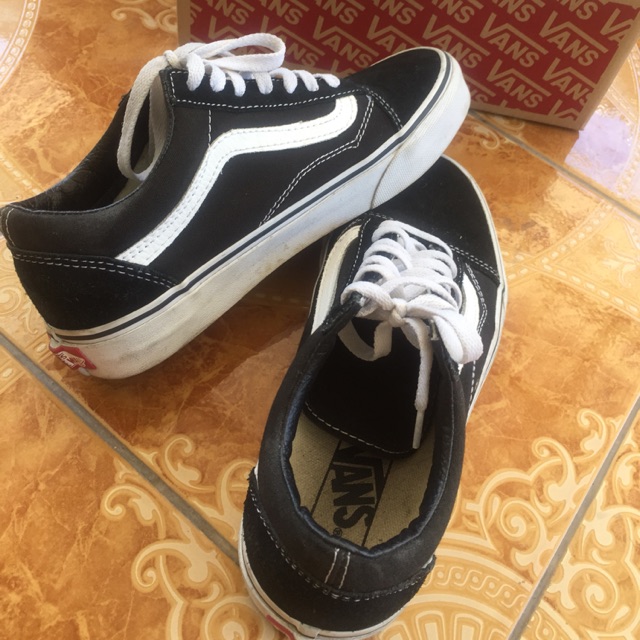 รองเท้า Vans oldskool ของแท้มือสอง สภาพ 80%