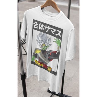 คอตต้อนคอกลมเสื้อยืด Unisex  รุ่นซามัส ฟิวชั่น Fused Zamasu TShirt ดราก้อนบอลซุปเปอร์ Dragon Ball Super แบรนด์ Khepri 10