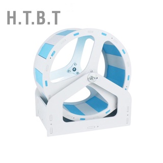 H.T.B.T ล้อพลาสติก Pvc ไร้เสียง พร้อมขาตั้ง สําหรับออกกําลังกาย หนูแฮมสเตอร์ วิ่งเม่น