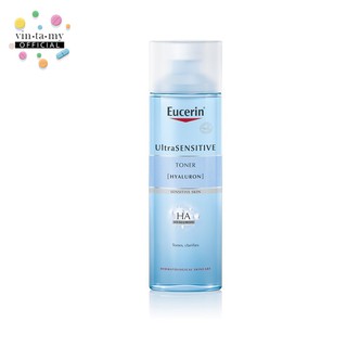 [พร้อมส่ง!!]Eucerin (ยูเซอริน) UltraSensitive Toner [Hyaluron] ขนาด 200ml.[EXP.100323]