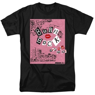 เสื้อยืด พิมพ์ลายหนังสือ Burn Book แฟชั่นฮิปสเตอร์ สําหรับผู้ชาย และผู้หญิง