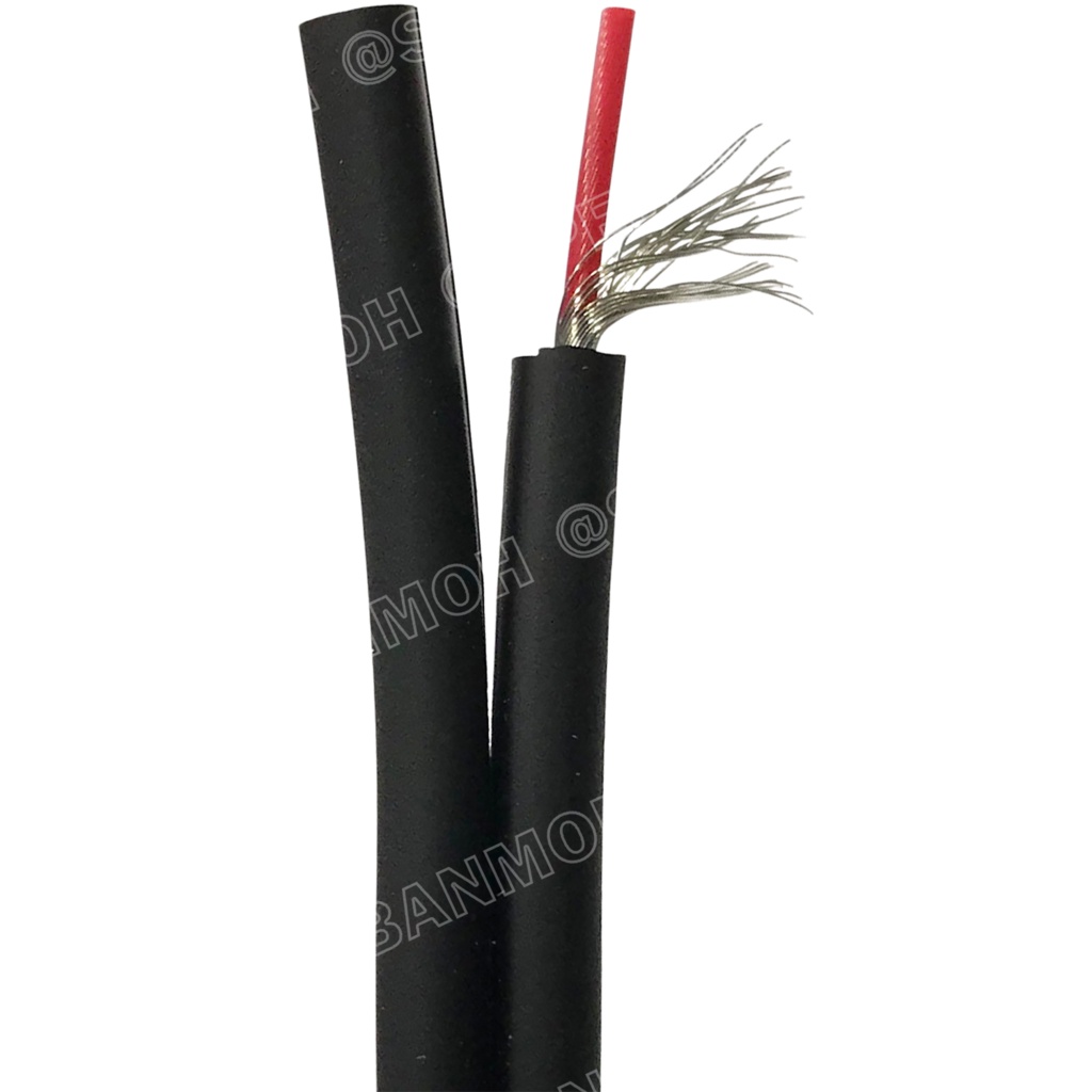 [ 2 เมตร ] JSL-015 JSL-015 สายสัญญาณชีลโมโนคู่ 4มม สายสัญญาณไดนาคอม ชีลโมโน คู่ 4mm Dynacom Twin Mono Cable สายชีลด์ค...