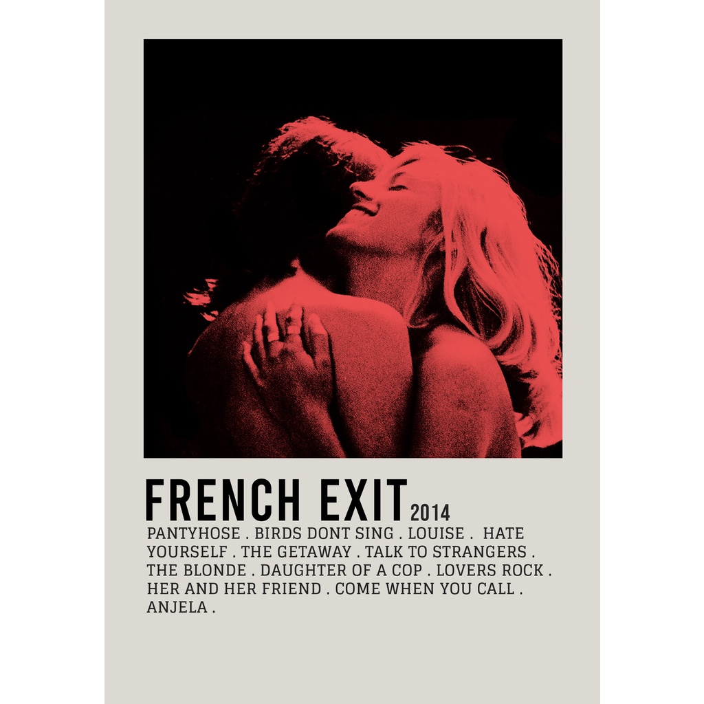 โปสเตอร์ปกอัลบั้ม French Exit โดย TV Girl สําหรับห้องพัก/ผนัง