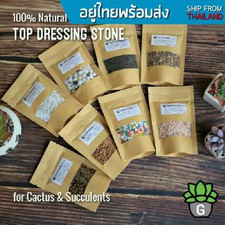 Top Dressing หินโรย 1 ถุง G Succulents กุหลาบหินนำเข้า ไม้อวบน้ำ