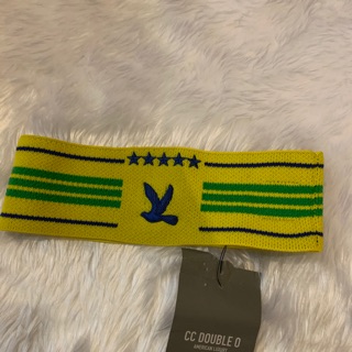 HEADBAND YELLOW BRAZILแบรนด์ CC DOUBLE O มือ1ห้อยป้าย