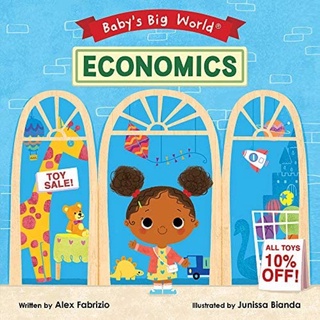 [หนังสือเด็ก] Babys Big World: Economics ภาษาอังกฤษ 101 STEM Baby University loves science board book for babies