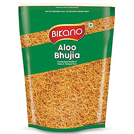 Bikano Aloo Bhujia ขนม มันฝรั่งเส้นทอดกรอบ 400 กรัม