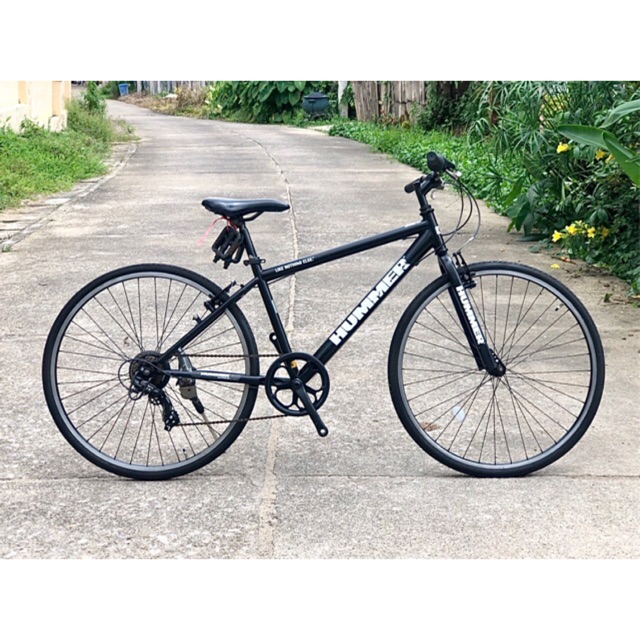 📌📌📌จักรยานทัวริ่ง เก่าญี่ปุ่น ยี่ห้อ Hummer แท้ สีดำ สภาพรถแสดงตามรูป