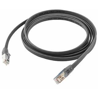 Mazer RJ-45 CAT6 LAN Flat Cable 3m Black (M-CAT6F300-BK)