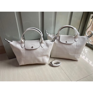 กระเป๋าสะพายข้าง LC CUIR MIRROR WHITE FREE สายยาว REAL PIC YA GAES สําหรับผู้หญิง