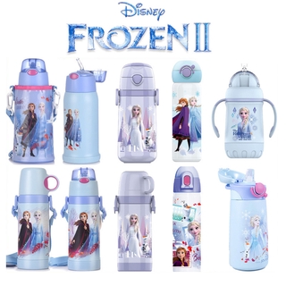 บ้านเนียง❄️️ ใหม่ Disney Elsa Frozen 2 แก้วน้ําสเตนเลส เก็บความร้อน พร้อมหลอดดูด ใช้ได้สองแบบ