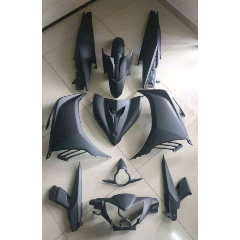 LC135 V2 V3 V4 FLAT BLACK MATT BLACK BODY COVER SET ท้องถิ่นคุณภาพสูง