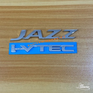 โลโก้ JAZZ+i-VTEC ติดท้าย Honda ชุด 2 ชิ้น