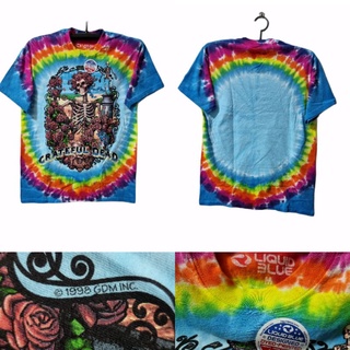 เสื้อวงGrateful dead BY  LIQUID BLUE 
สินค้าลิขสิทธิ์แท้ มือ1 นำเข้าจากUSA
ป้าย สกรีนคอ Liquid Blue