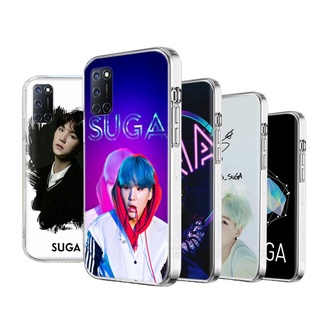 Wi-152 เคสโทรศัพท์มือถือแบบนิ่ม ใส ลาย SUGA สําหรับ VIVO Y22s Y16 Y01 Y02 Y02S V25 V25E X80 Pro