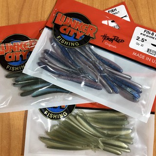 Sale!! ปลายางเจิร์คเบทสองหางจิ๋ว 2.5 นิ้ว FIN-S FISH