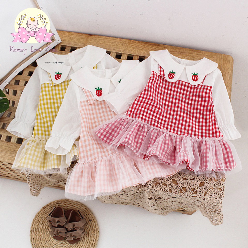 [พร้อมส่ง] เดรสเด็กผู้หญิง เสื้อผ้าเด็ก เสื้อผ้าเด็กผู้หญิง เดรสแฟชั่นเด็ก ชุดแฟชั่นเด็ก 6 เดือน - 3