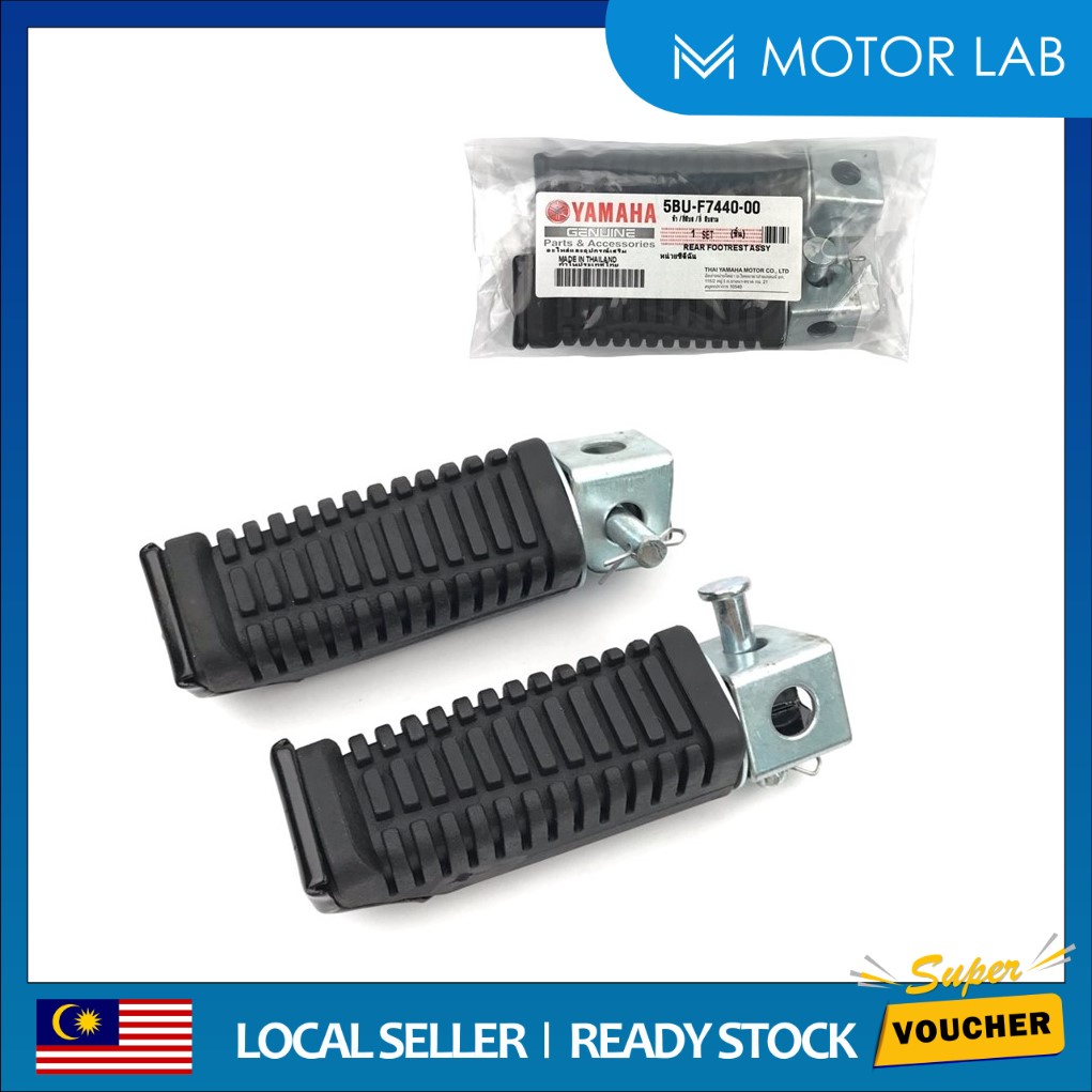 YAMAHA LC135 V1 V2 V3 V4 V5 V6 125Z Y125 Y125Z Y125ZR FOOTREST FOOTREST REAR BELAKANG ชุด